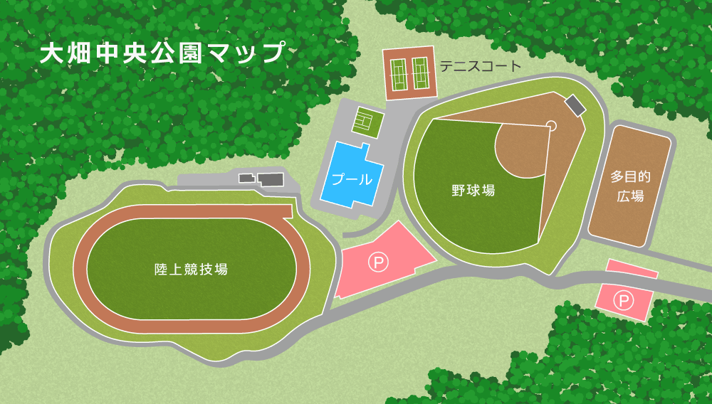 大畑中央公園マップ